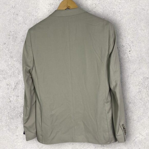 NEW Soul of London Suit Jacket Size 38R Simons Formalwear Dress Pants Beige Coat - Picture 5 of 14